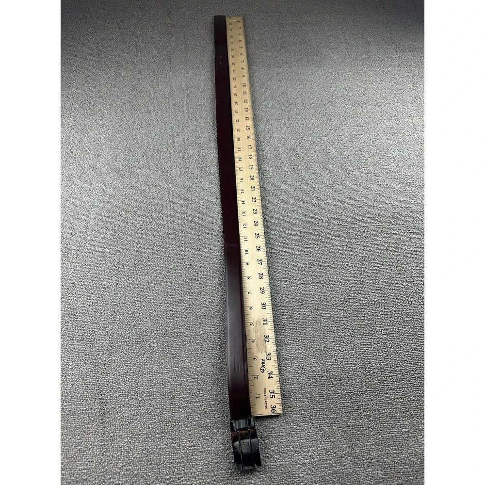 Gucci Belt Men Black Brown Reversible Rectangular Buckle Italy Made Quiet Luxury